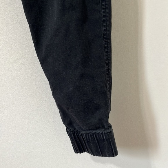 Hollister Men’s Black Twill Joggers Size XS Tall - Picture 5 of 11